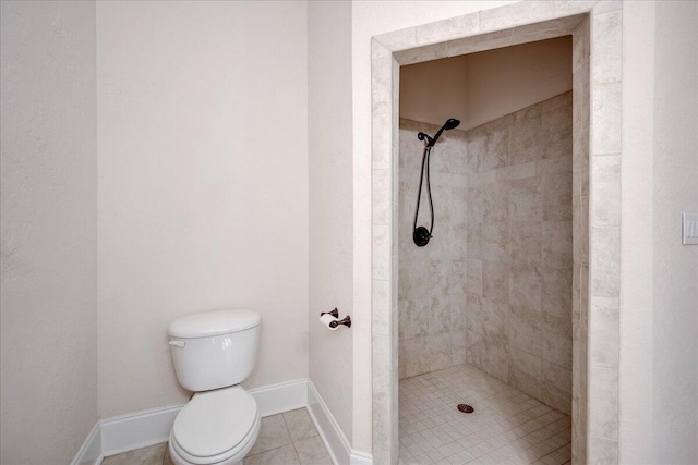 1034 N Pointe Ct, Tignall, GA 30668 - full bathroom with a shower stall and tile patterned flooring
