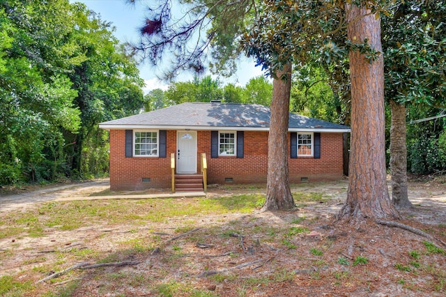 2148 Reedale Ave, Augusta, GA 30906 - single story home with brick siding, crawl space, entry steps, and roof with shingles