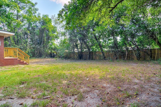 2148 Reedale Ave, Augusta, GA 30906 - view of yard with fence and stairs