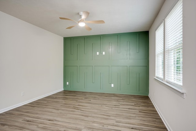1962 Bunting Dr, North Augusta, SC 29841 - spare room featuring a ceiling fan and light wood-type flooring