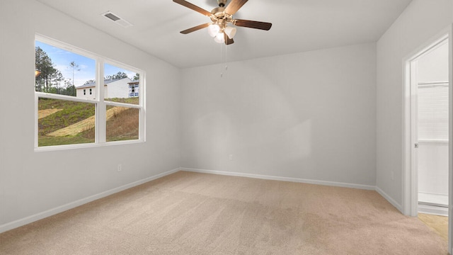 2912 Saltwater Bnd, Beech Island, SC 29842 - carpeted empty room with ceiling fan