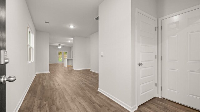 2912 Saltwater Bnd, Beech Island, SC 29842 - corridor featuring hardwood / wood-style floors
