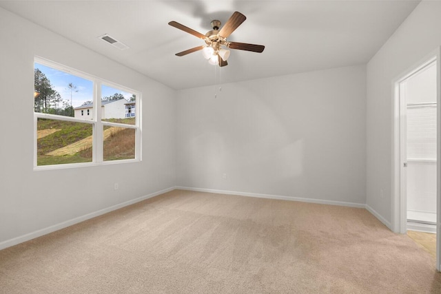 2912 Saltwater Bnd, Beech Island, SC 29842 - carpeted empty room with ceiling fan