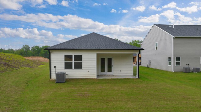 2912 Saltwater Bnd, Beech Island, SC 29842 - back of property with a patio, cooling unit, and a lawn
