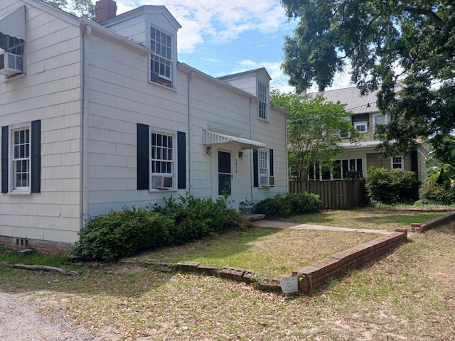 1310 Baker Ave, Augusta, GA 30904 - back of property with a chimney
