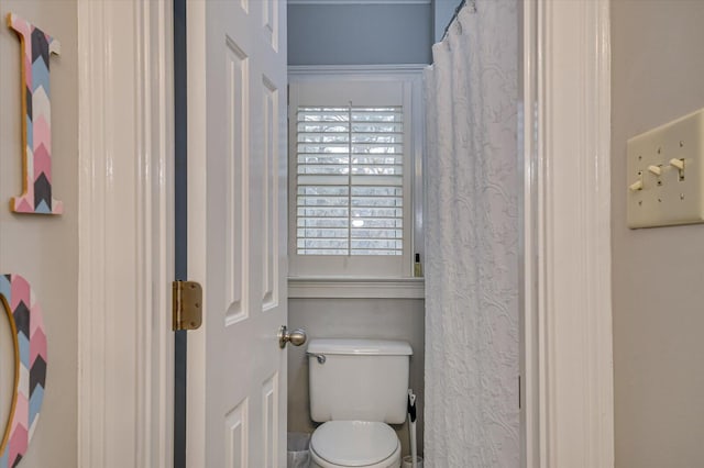 bathroom with toilet