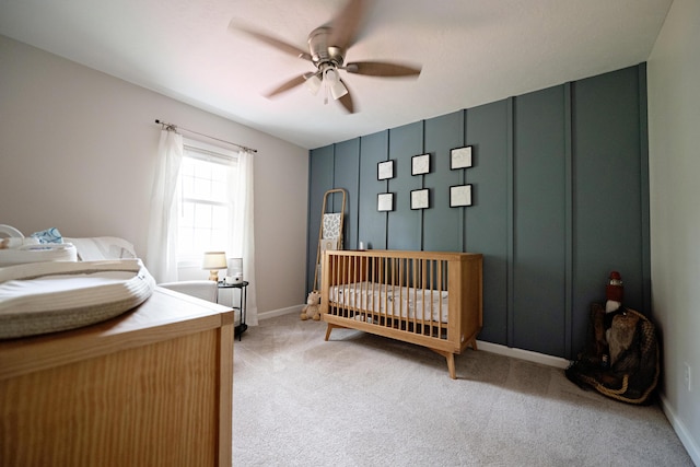 3943 Carson Cutoff, Martinez, GA 30907 - bedroom featuring light carpet and ceiling fan