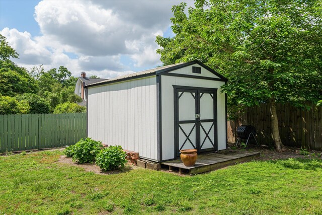 2442 Mcdowell St, Augusta, GA 30904 - view of shed with a fenced backyard