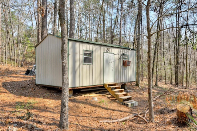 view of outbuilding featuring an outdoor structure