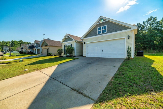 150 Bay Meadows Dr, Aiken, SC 29803 - view of front facade with a front lawn and central AC unit