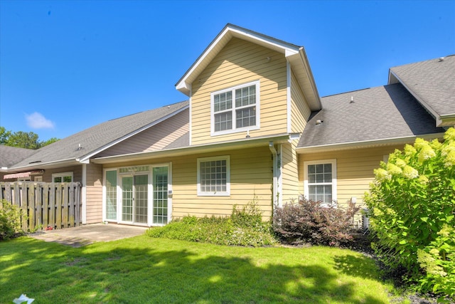 109 Mitchell Dr, North Augusta, SC 29860 - rear view of house featuring a patio and roof with shingles