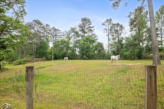 5114 Fairington Dr, Evans, GA 30809 - view of yard with fence and a rural view