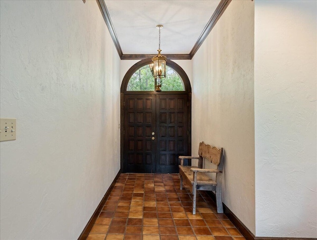 5114 Fairington Dr, Evans, GA 30809 - interior space featuring baseboards, ornamental molding, and a textured wall