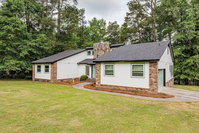 6 Shaddohill Pl, North Augusta, SC 29860 - view of front facade with a garage and a front lawn