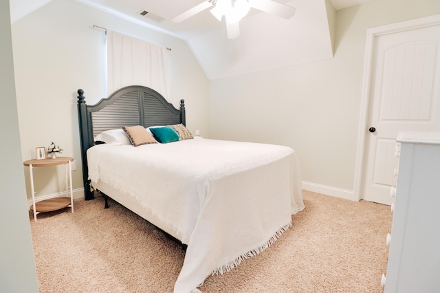 5553 Connor Dr, Evans, GA 30809 - bedroom featuring a ceiling fan, lofted ceiling, and carpet floors