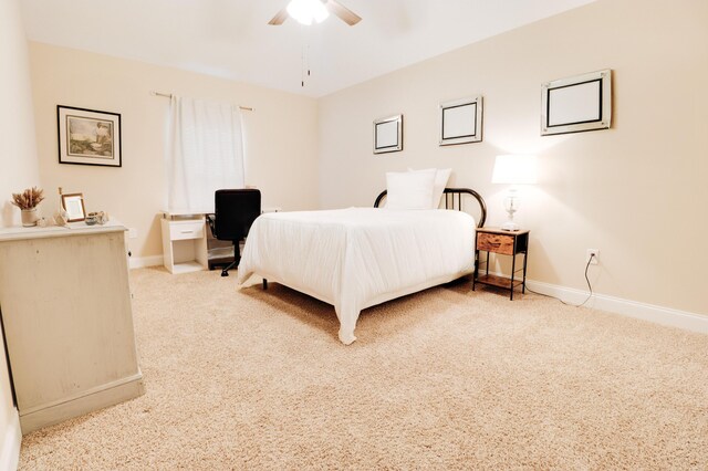 5553 Connor Dr, Evans, GA 30809 - bedroom featuring light colored carpet and ceiling fan