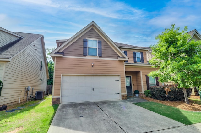 5553 Connor Dr, Evans, GA 30809 - view of front of home featuring driveway, stone siding, a garage, and a front yard