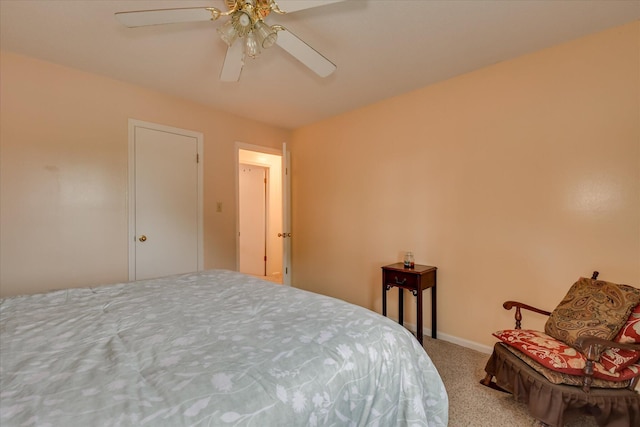 4056 Burning Tree Ln, Augusta, GA 30906 - carpeted bedroom featuring baseboards and a ceiling fan