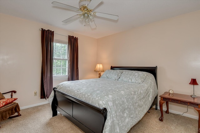 4056 Burning Tree Ln, Augusta, GA 30906 - bedroom with carpet, baseboards, and a ceiling fan