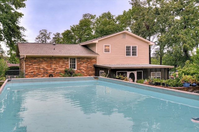 4056 Burning Tree Ln, Augusta, GA 30906 - swimming pool featuring a sunroom