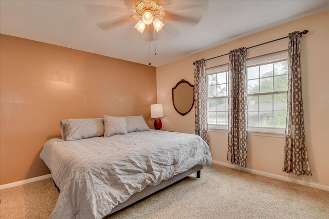 4056 Burning Tree Ln, Augusta, GA 30906 - bedroom featuring carpet floors, baseboards, and ceiling fan
