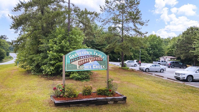 1257 Birch Cir, Grovetown, GA 30813 - community / neighborhood sign featuring uncovered parking and a lawn