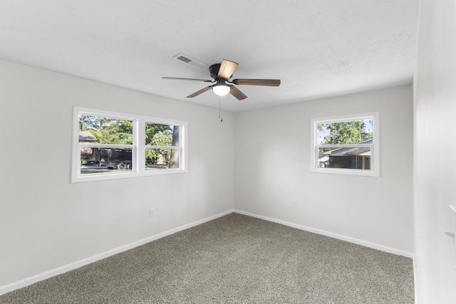 319 Indian Trl, Augusta, GA 30907 - empty room with carpet flooring, a ceiling fan, and baseboards