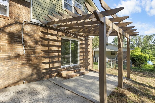 319 Indian Trl, Augusta, GA 30907 - view of patio / terrace with a pergola