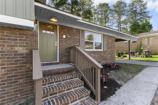 319 Indian Trl, Augusta, GA 30907 - view of exterior entry with brick siding