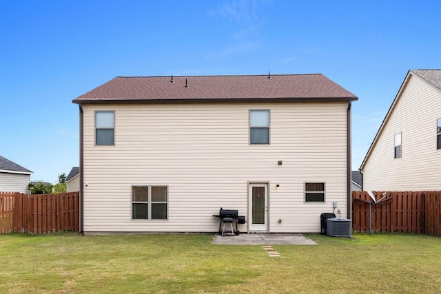 108 Sims Ct, Augusta, GA 30909 - back of property with a patio area and a fenced backyard