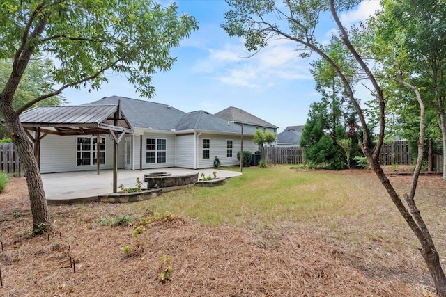 459 Sebastian Dr, Grovetown, GA 30813 - rear view of property with a patio, a fenced backyard, and a carport