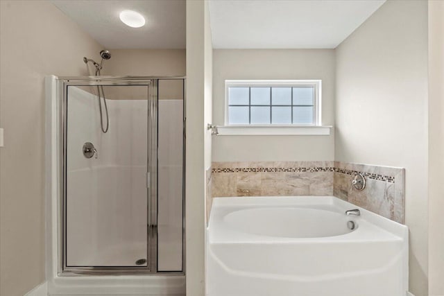 459 Sebastian Dr, Grovetown, GA 30813 - full bath with a stall shower and a garden tub