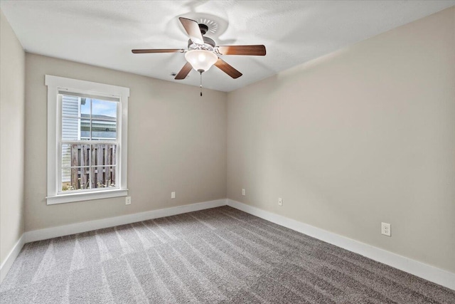 459 Sebastian Dr, Grovetown, GA 30813 - spare room featuring ceiling fan and carpet
