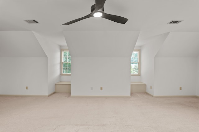 4119 N Knollcrest Cir, Martinez, GA 30907 - bonus room featuring lofted ceiling, carpet floors, baseboards, and a ceiling fan