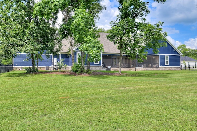 2550 Otts Ln, Harlem, GA 30814 - back of house with a sunroom