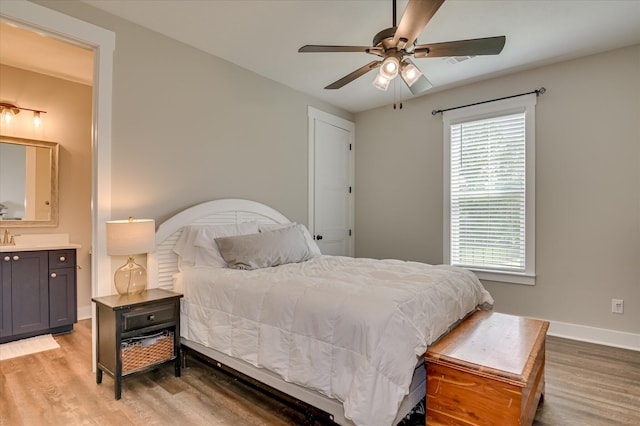 2550 Otts Ln, Harlem, GA 30814 - bedroom with light wood-type flooring and ceiling fan