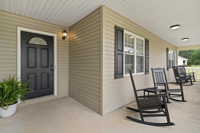 222 Canterbury Dr, Wrens, GA 30833 - doorway to property with a porch
