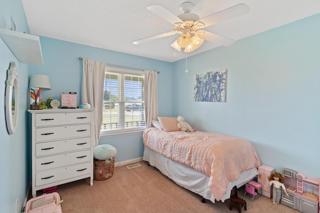 222 Canterbury Dr, Wrens, GA 30833 - bedroom featuring carpet flooring and ceiling fan