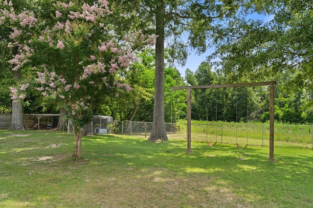 222 Canterbury Dr, Wrens, GA 30833 - view of yard with view of wooded area