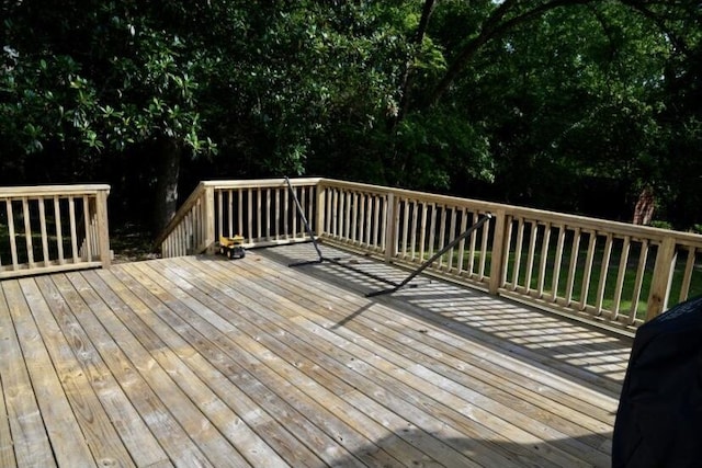 505 Ridgeland Dr, Sandersville, GA 31082 - view of wooden terrace