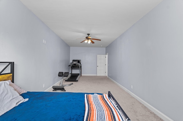 1206 Arcilla Pt, Martinez, GA 30907 - carpeted bedroom featuring ceiling fan and baseboards