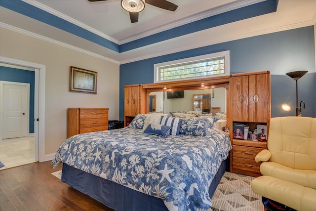 106 Bereau Dr, Mccormick, SC 29835 - bedroom featuring wood finished floors, ornamental molding, and baseboards