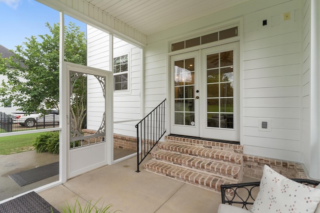 2224 Fothergill Dr, Evans, GA 30809 - unfurnished sunroom featuring french doors
