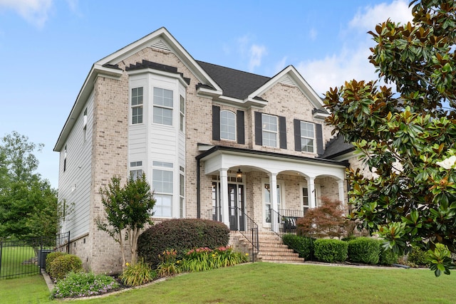 2224 Fothergill Dr, Evans, GA 30809 - traditional-style home featuring brick siding and a porch