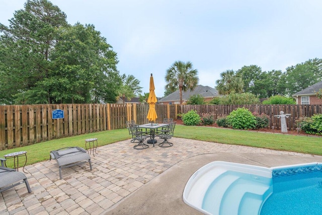 2108 Glenn Fls, Grovetown, GA 30813 - view of swimming pool featuring a patio area and outdoor dining area