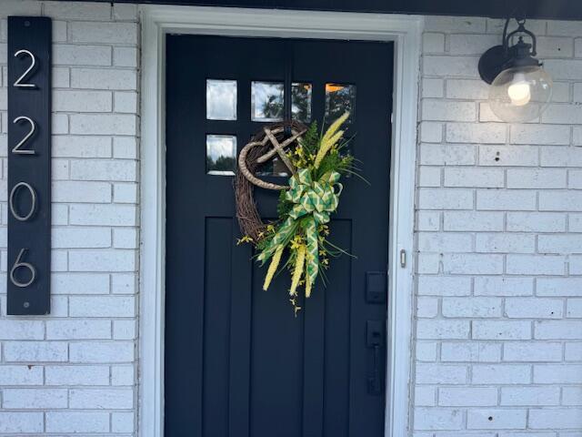 2206 Sandra Ct, Augusta, GA 30906 - entrance to property with brick siding