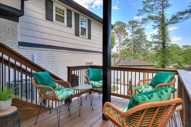 2206 Sandra Ct, Augusta, GA 30906 - view of wooden deck