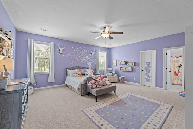 1037 Bartram Rdg, Evans, GA 30809 - bedroom featuring carpet, multiple windows, and a ceiling fan