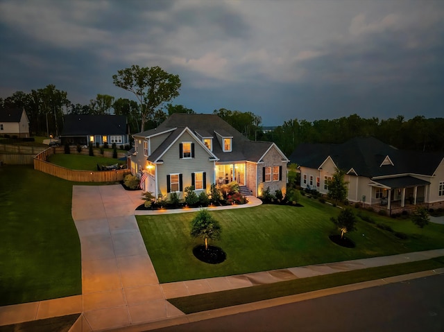 1037 Bartram Rdg, Evans, GA 30809 - view of front facade with driveway and a garage