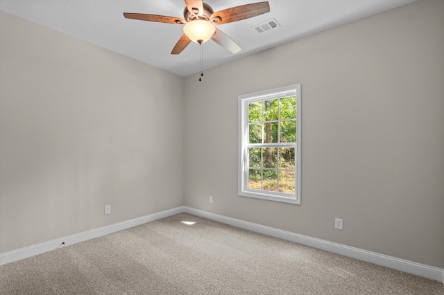 502 Shadowmoor Ct, Thomson, GA 30824 - unfurnished room featuring a ceiling fan and carpet flooring